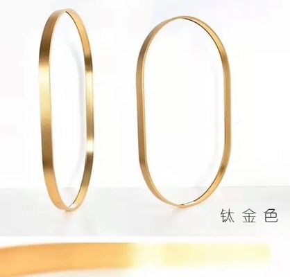 Mesin Cetak Bingkai Kawat Besi 80m / Min Untuk Bingkai Cermin Ellipse