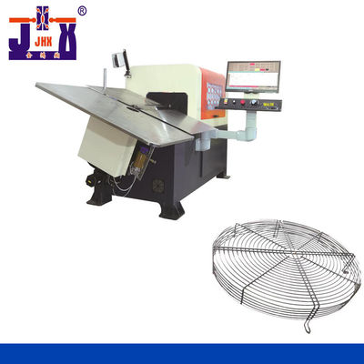 8mm Perangkat Keras 3D Mesin Tekuk Kawat Penjaga Kipas Membuat Mesin 380V