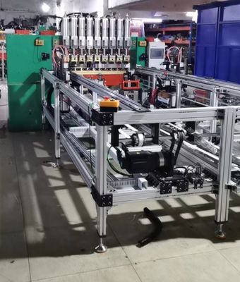 Multi Cylinder Row Spot Weld Machine Frekuensi Sedang Untuk Stainless Steel Mesh