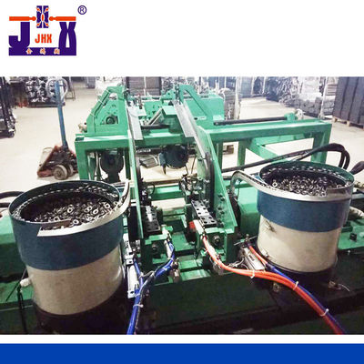 Mesin Pemasangan Kacang Stopper Pipa Besi Kepala Ganda Otomatis 6.6KW