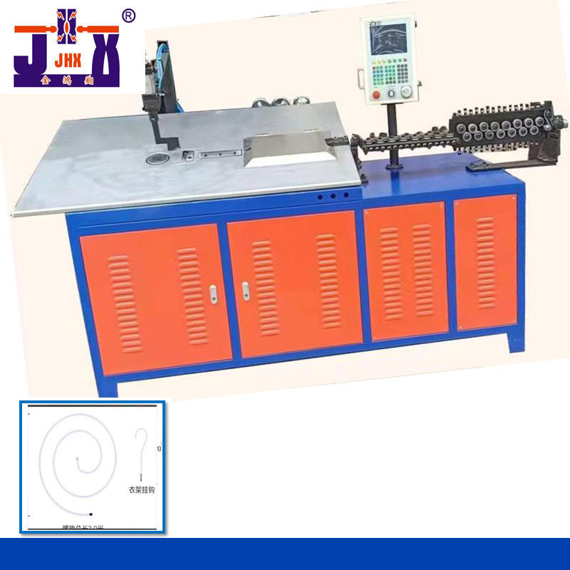 Stainless Steel CNC 2D Wire Bending Machine Baja Karbon Untuk Gantungan Tipe S
