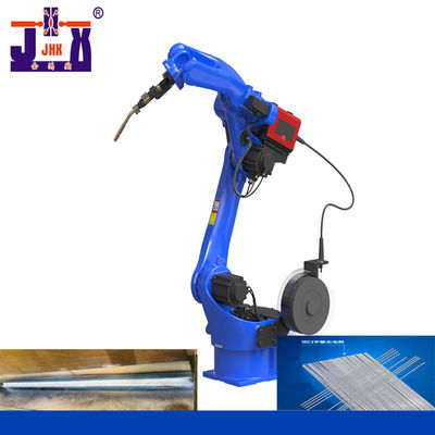 Sheet Metal 6 Axis Robotic Welding Arm Machine Kecepatan Cepat Sepenuhnya Otomatis